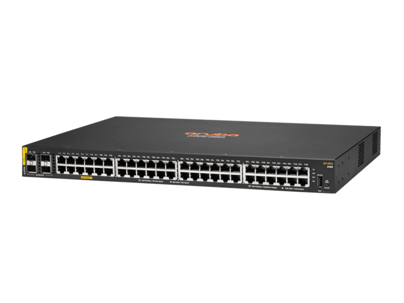 HPE Aruba 6100 48G Class4 PoE 4SFP+ 370W Switch