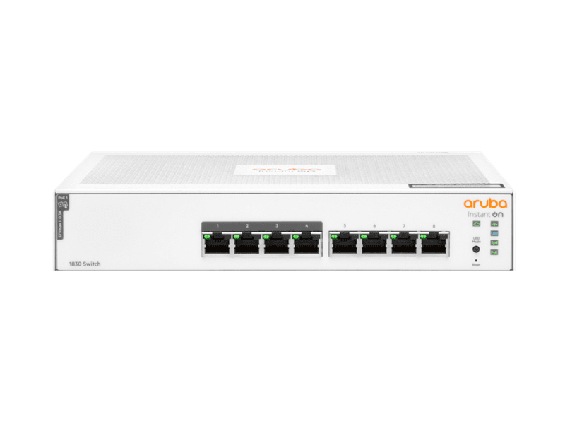 HPE Aruba Instant On 1830 8G 4xSFP 4P Class4 PoE 65W Switch