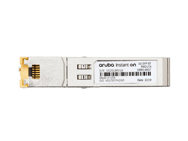 HPE Aruba Instant On 1G SFP RJ45 T 100m Cat5e Transceiver