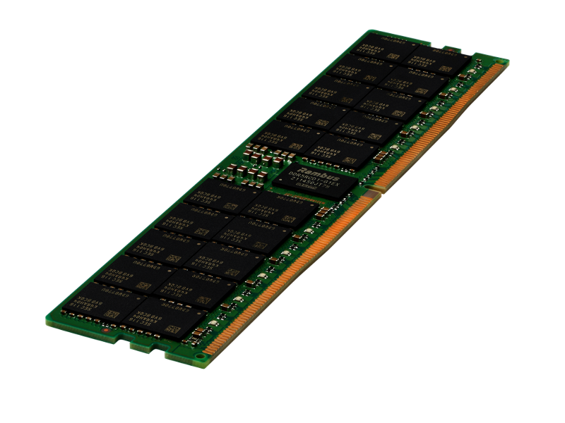HPE 32GB 1x32GB Dual Rank x8 DDR5‑6400 CAS‑52‑52‑52 EC8 Registered Smart Memory Kit P64985-B21