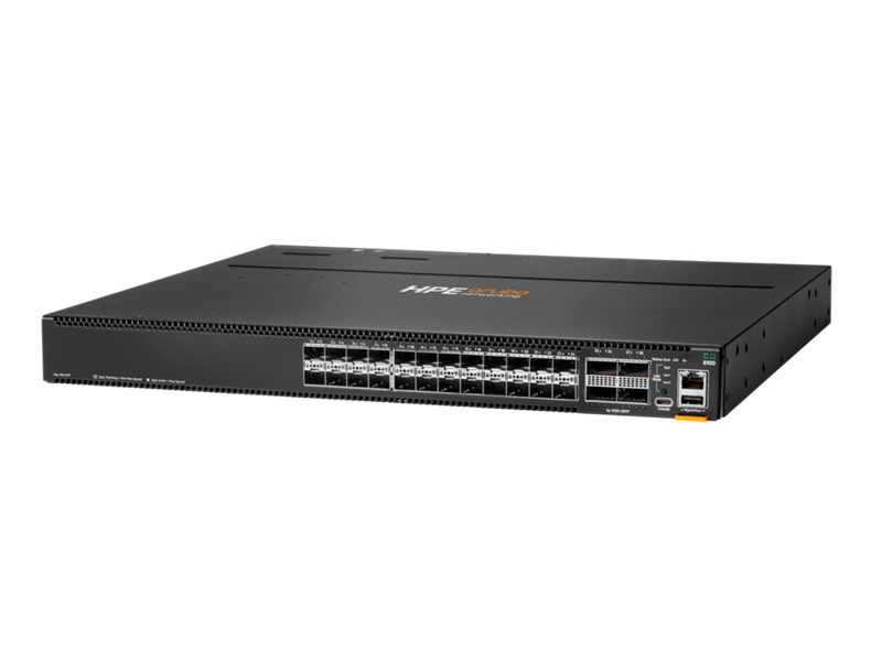 HPE Aruba Networking CX 8100 24x10G SFP+ 4x40/100G QSFP28 FB Airflow 3Fan 2AC PSU Switch Bdl