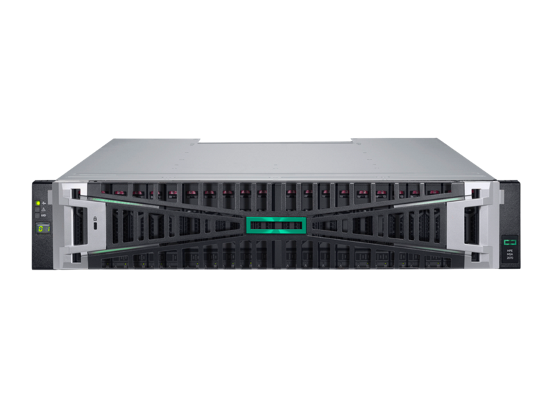 HPE MSA 2070 SFF 24-Bay 2U SAN Storage Array Dual 10/25GbE iSCSI 4-Port Controllers (P89070-B25)