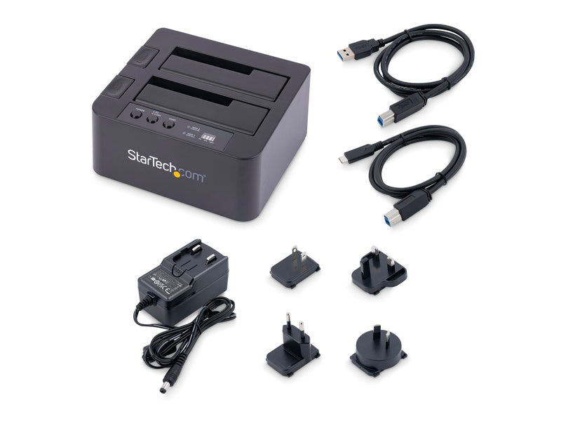 StarTech USB 3.1 10Gbps Duplicator Dock for 2.5" & 3.5" SATA SSD/HDDs