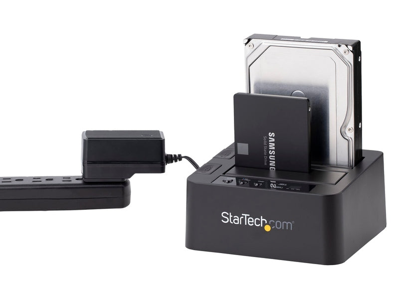 StarTech USB 3.1 10Gbps Duplicator Dock for 2.5" & 3.5" SATA SSD/HDDs