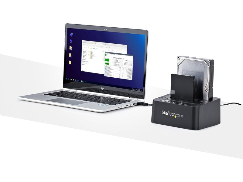 StarTech USB 3.1 10Gbps Duplicator Dock for 2.5" & 3.5" SATA SSD/HDDs