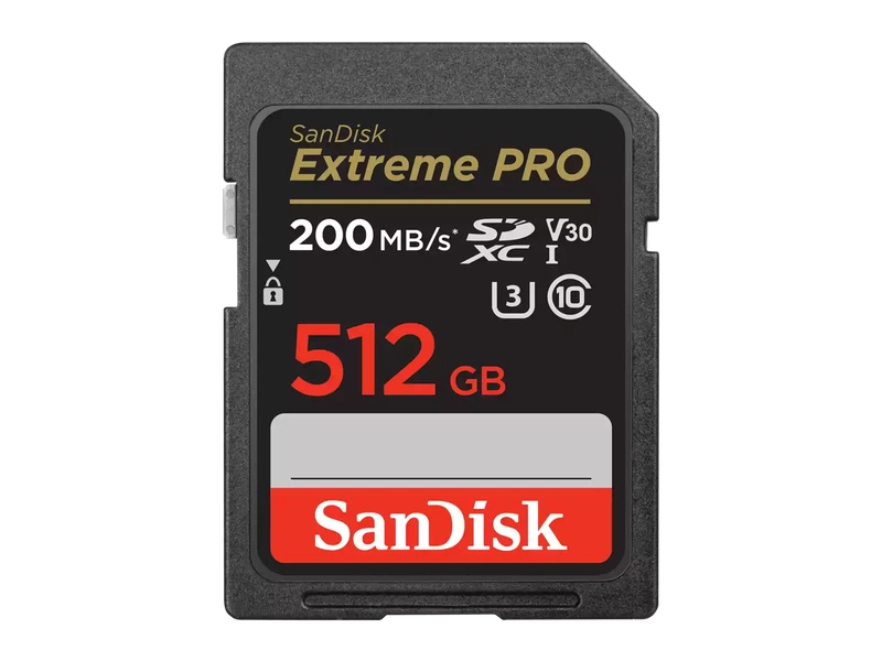 SanDisk 512GB Extreme PRO® SDHC™ And SDXC™ UHS-I Card