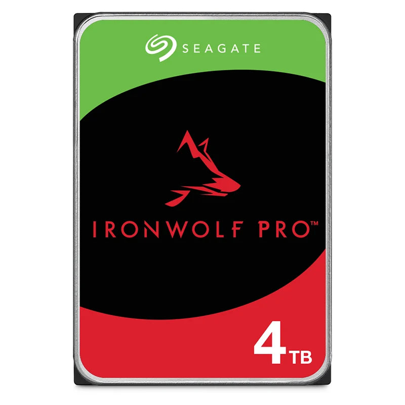 Seagate IronWolf Pro 4TB 3.5" SATA 7200RPM 256MB NAS HDD - ST4000NT001