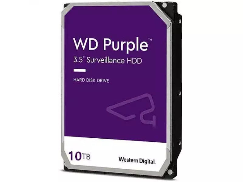 WD 10TB Purple Pro 3.5" 7200RPM SATA3 Surveillance Hard Drive