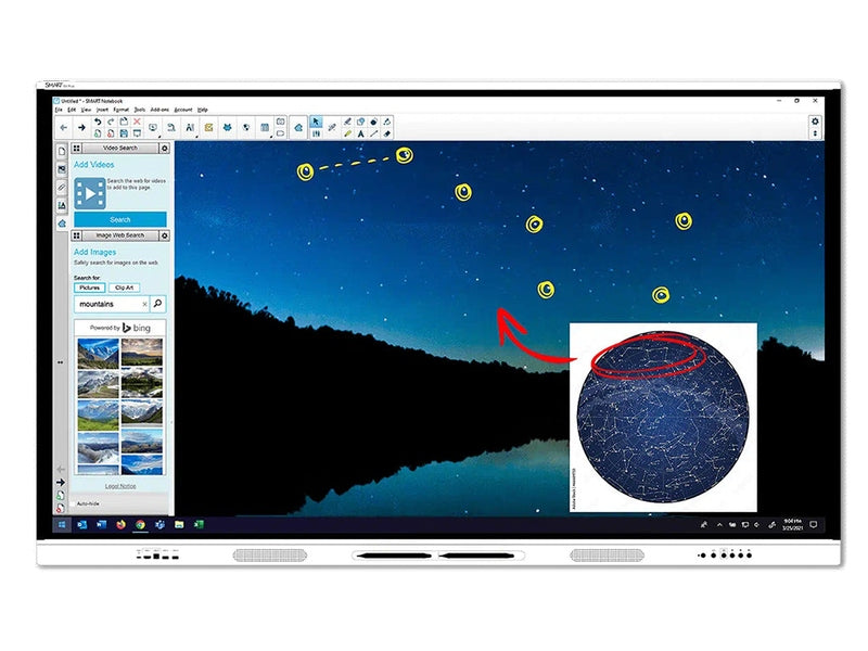SMART Board GX PLUS V4 Series 65" 4K UHD 400 nits Interactive Display