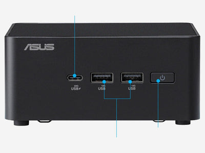 ASUS NUC 14 Pro Tall Mini PC Barebone Kit - Intel Core Ultra 5 125H Processor