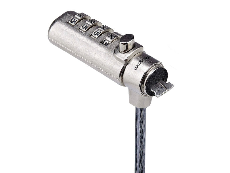 StarTech SSTDC4D-LAPTOP-LOCK 1.5m Slim Lock K-Slot Compatible Security Cable Laptop Lock