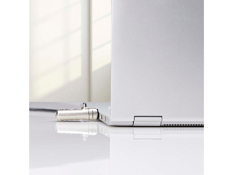 StarTech SSTDC4D-LAPTOP-LOCK 1.5m Slim Lock K-Slot Compatible Security Cable Laptop Lock