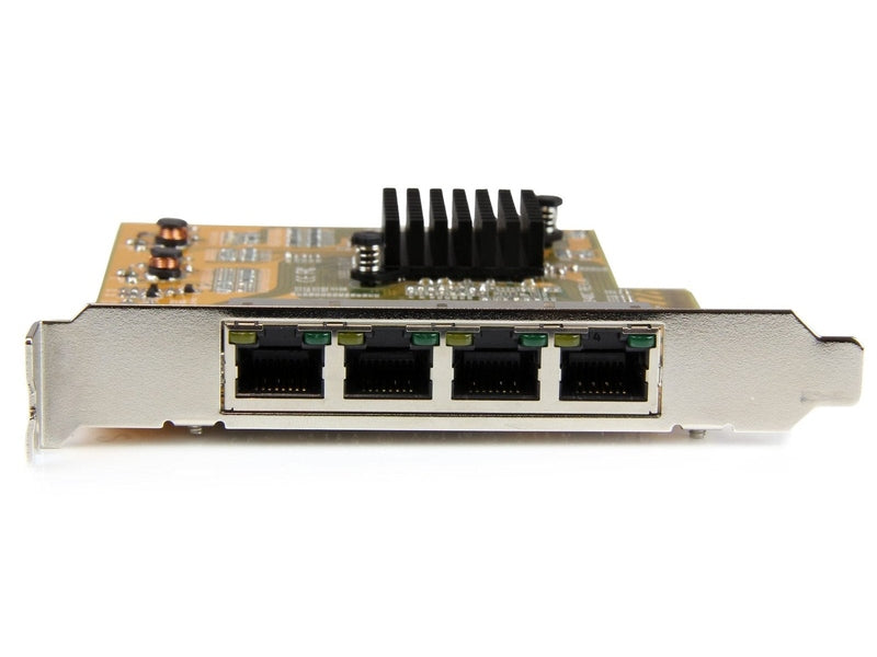 StarTech 4 Port PCIE Gigabit Network Adapter Card, 2Yr