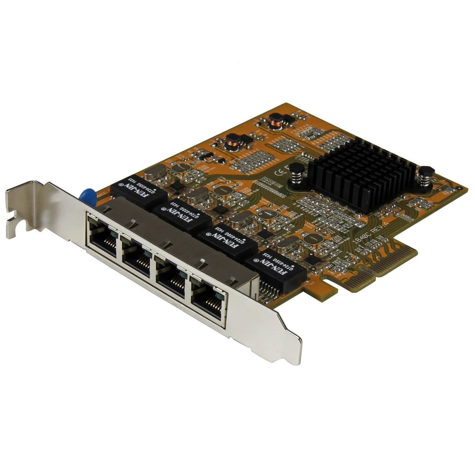 StarTech 4 Port PCIE Gigabit Network Adapter Card, 2Yr