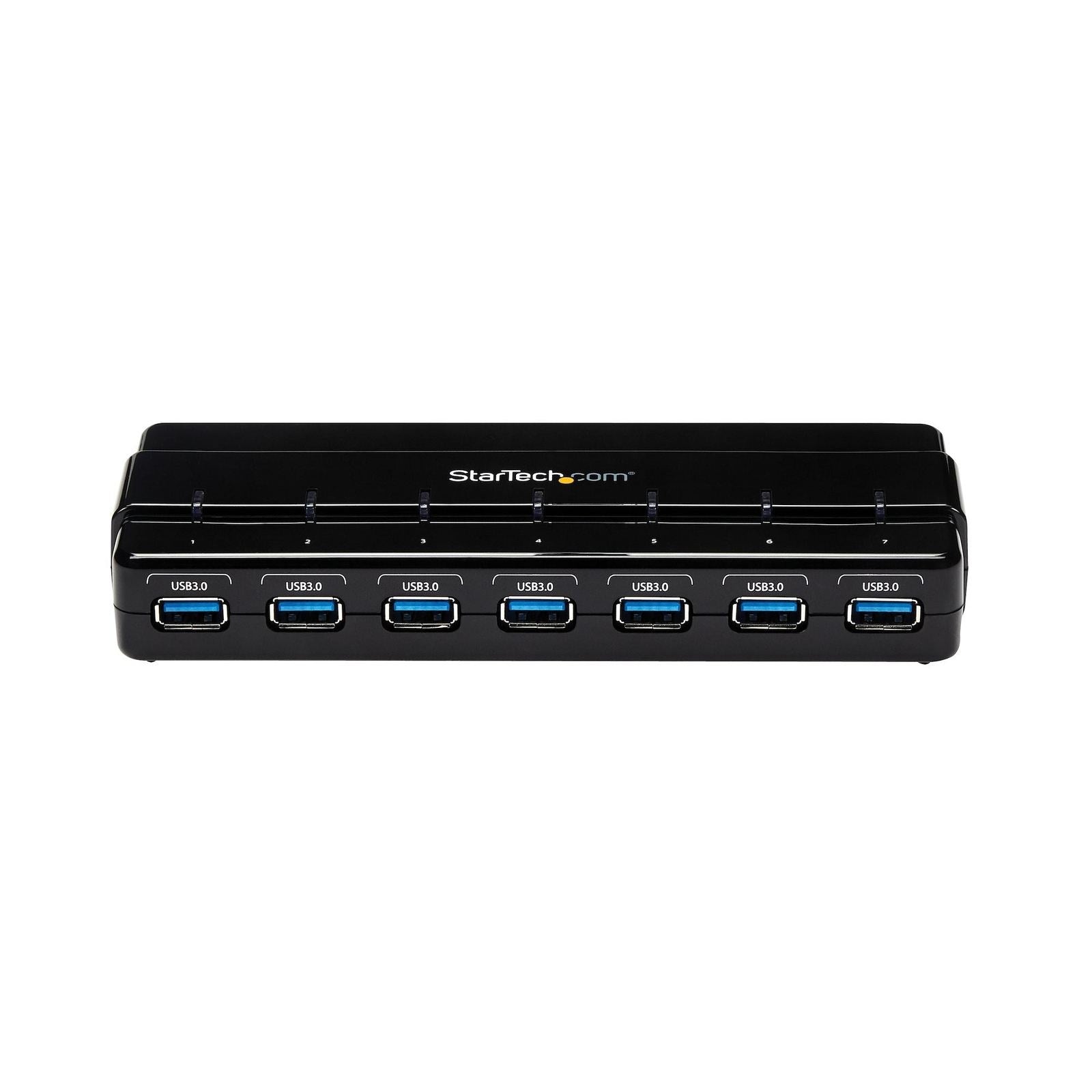 StarTech 7 Port USB 3.0 Hub 5Gbps 7X USB-A - Desktop - Bus/Self Powered 2Yr