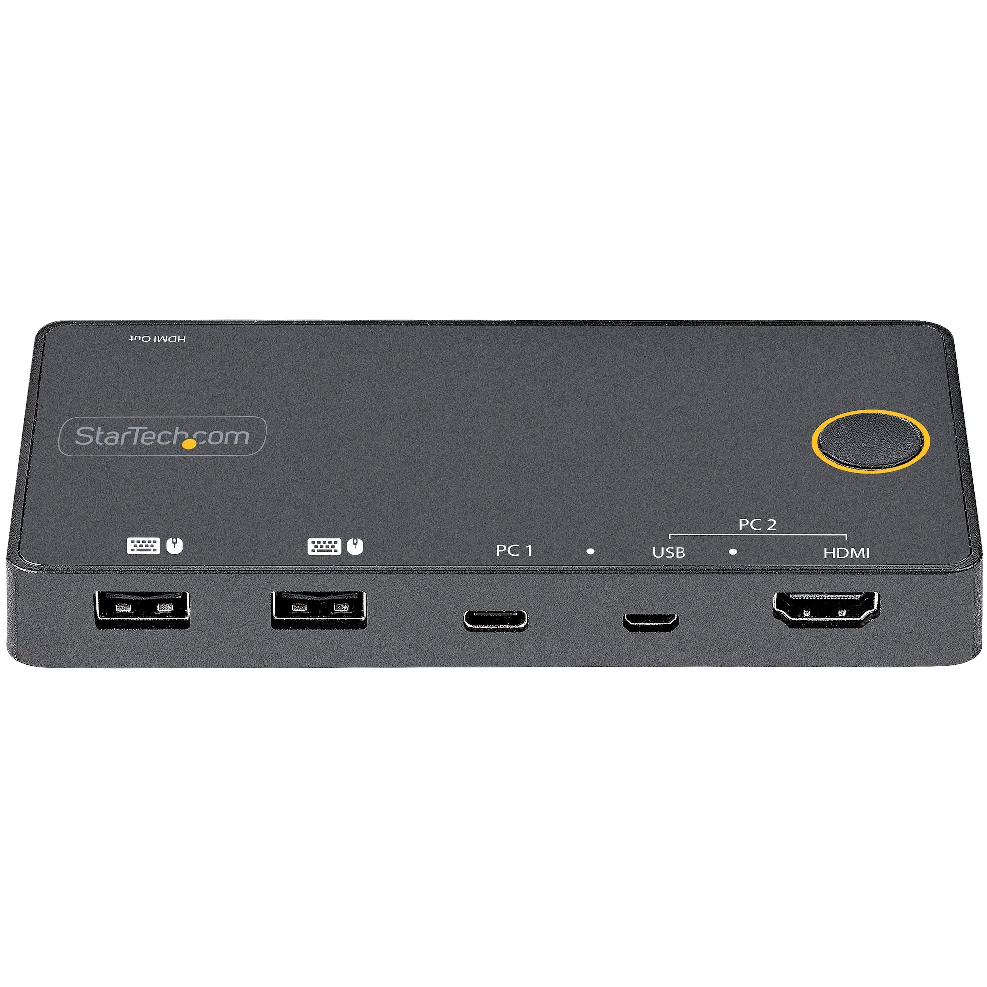 StarTech 2 Port USB-A + HDMI & USB-C KVM Switch - 1X 4K 60Hz HDMI 2.0 2 Yr
