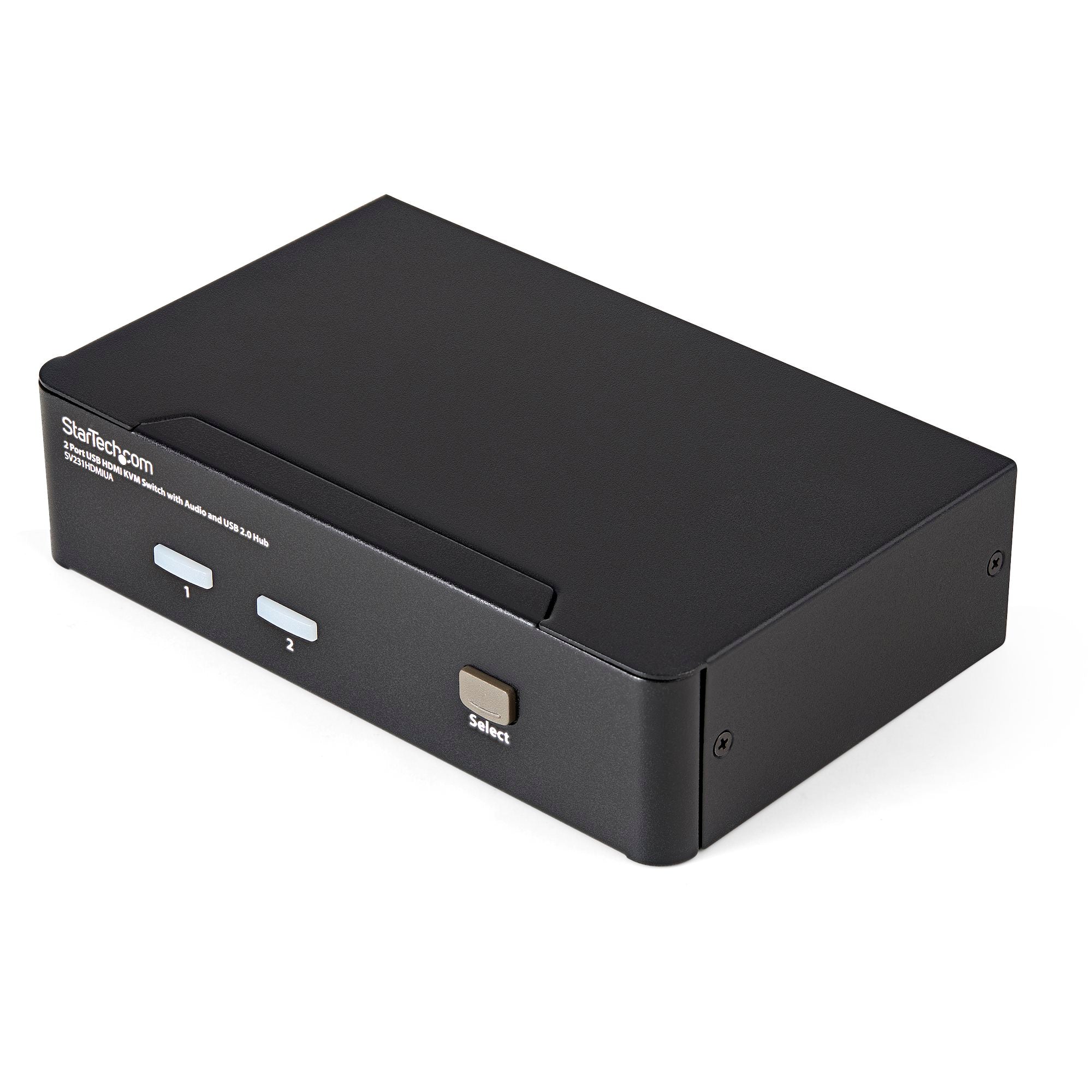 StarTech 2 Port KVM Switch, Single Display, HDMI 3 , USB 4 , Audio, No Cables
