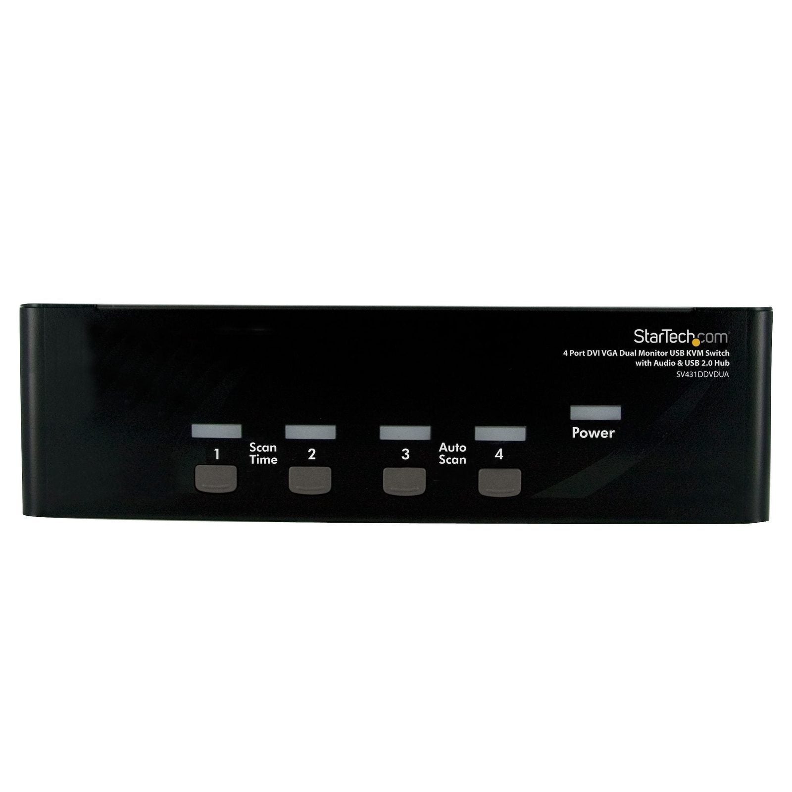 StarTech 4 Port KVM Switch, Dual Display, DVI 5 , VGA 5 , USBa/B 4 , Audio