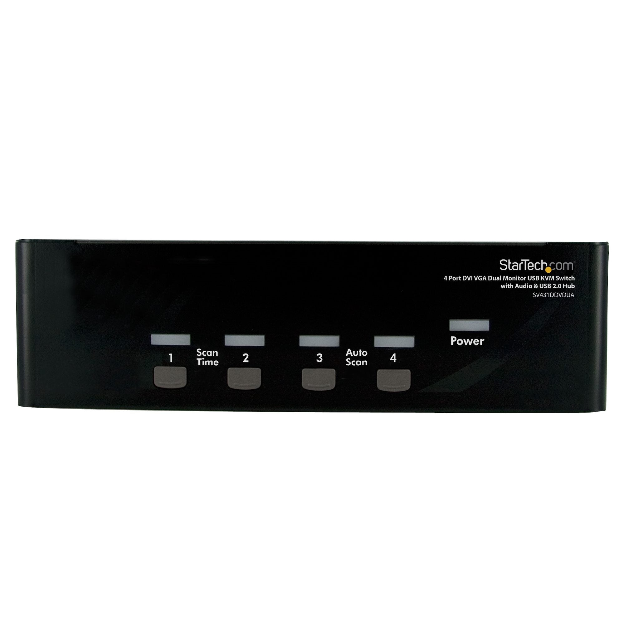 StarTech 4 Port KVM Switch, Dual Display, DVI 5 , VGA 5 , USBa/B 4 , Audio