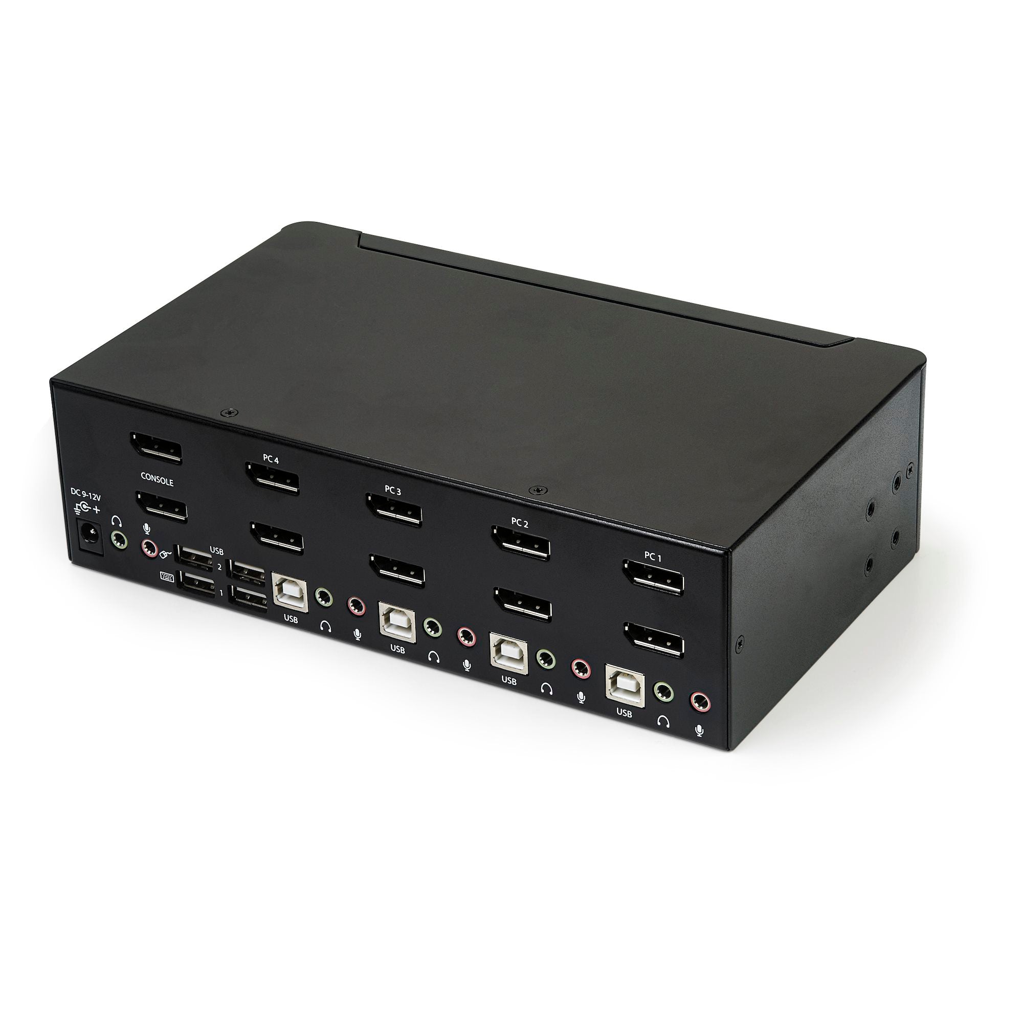 StarTech 4 Port Dual Displayport KVM Switch, USB, Audio, No Cable, 2Yr