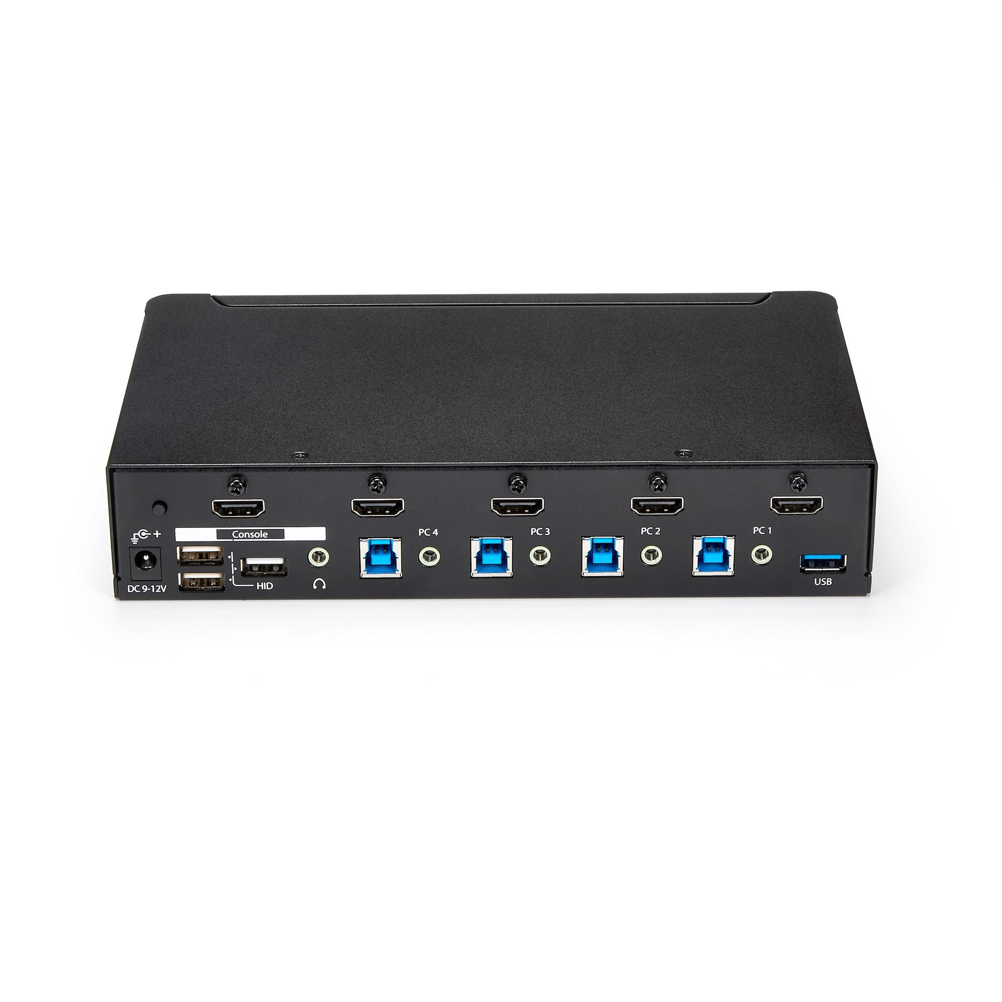 StarTech 4 Port Single HDMI KVM Switch, 1080P, Built-In USB 3.0 Hub, 2Yr