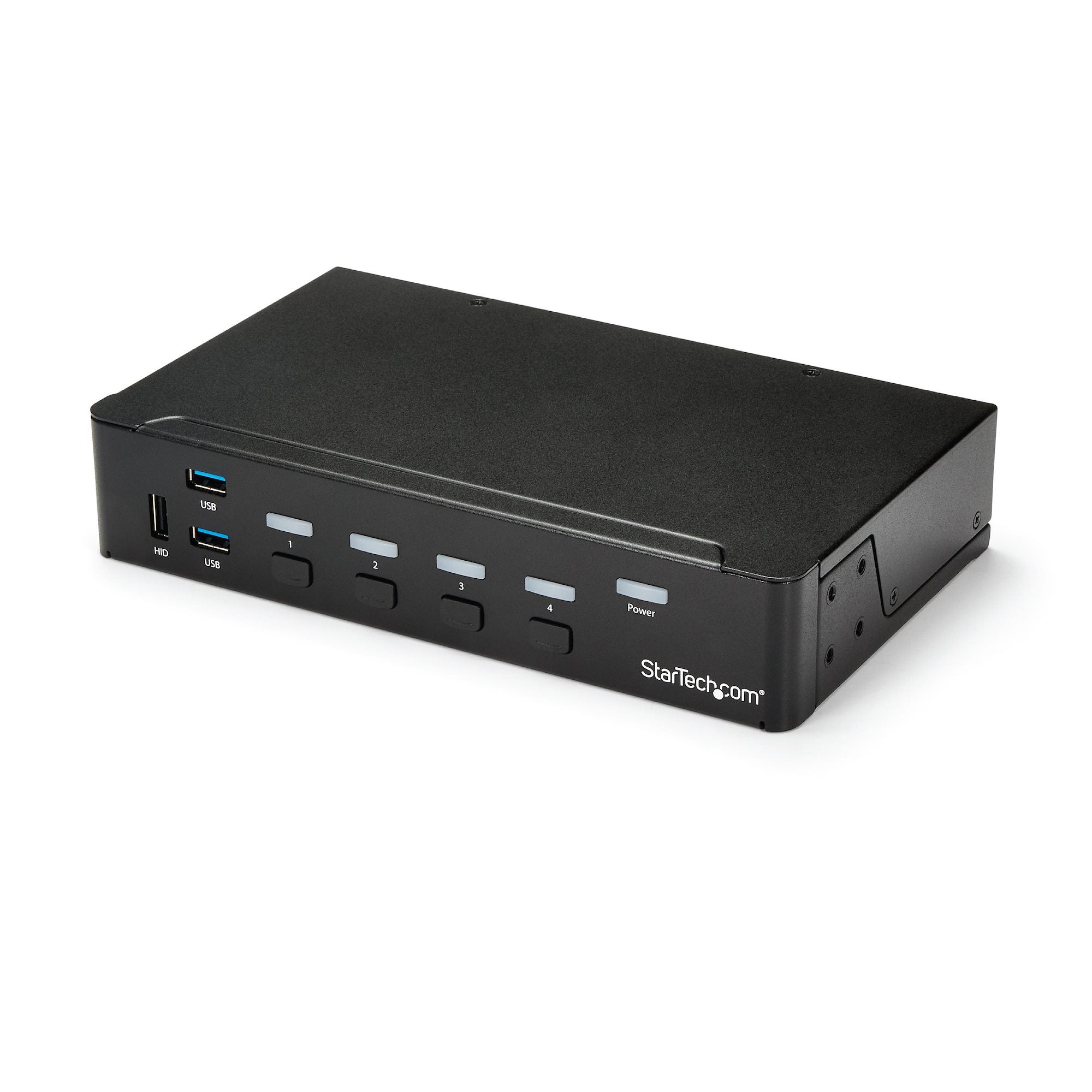 StarTech 4 Port Single HDMI KVM Switch, 1080P, Built-In USB 3.0 Hub, 2Yr