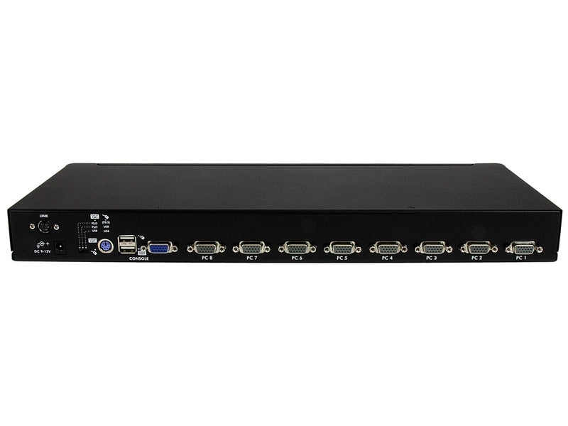 StarTech 8Port 1U VGA KVM Switch, USB, Ps2, Rackmount, 3Yr