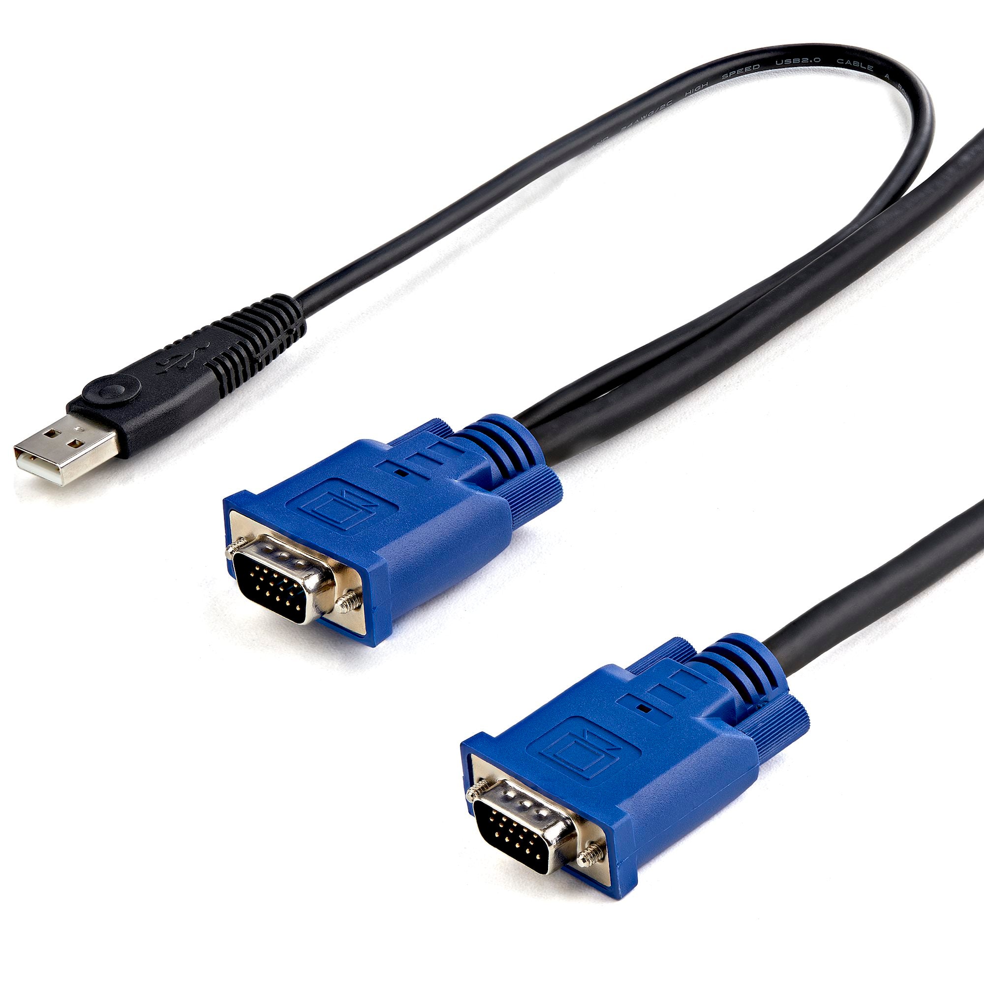 StarTech 1.8M /6 Ft 2-In-1 Ultra Thin USB KVM Cable - KVM Cable LTW
