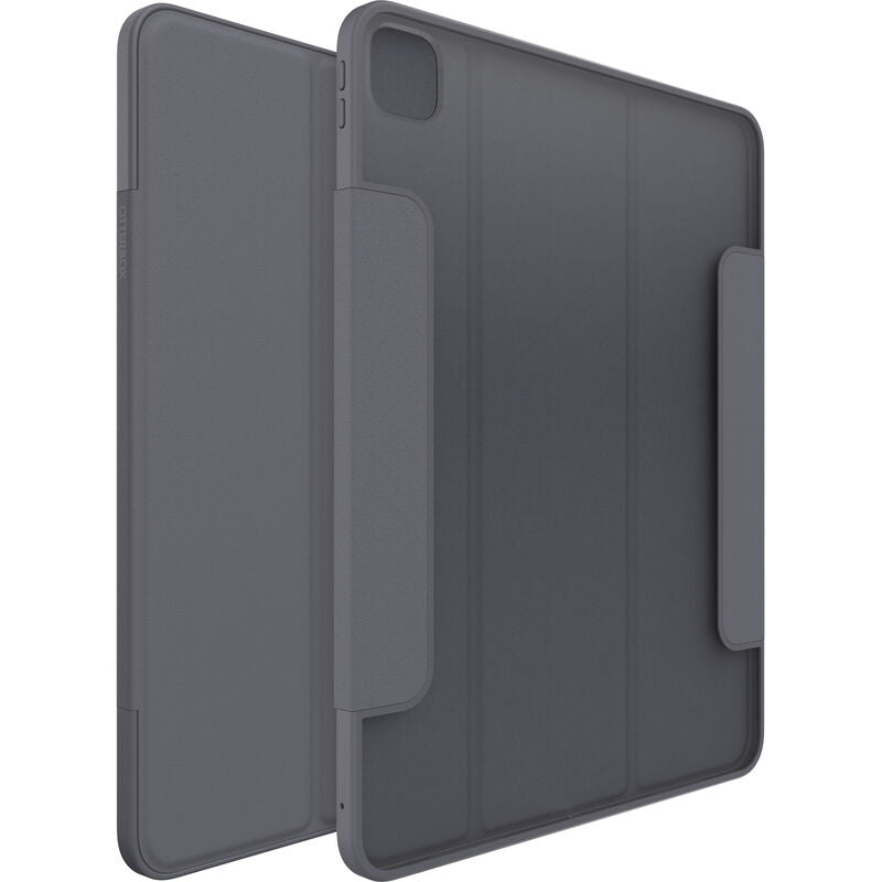 OtterBox Symmetry Folio Apple iPad Pro M4 13' 7th Gen Case Thunderstorm Clear/Dark Grey