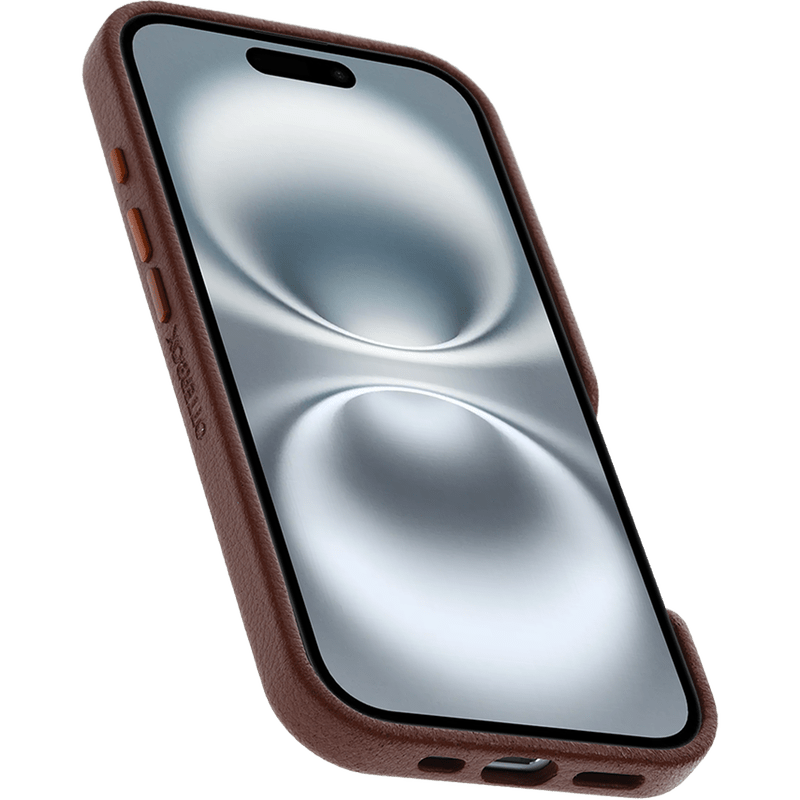 OtterBox Symmetry MagSafe Cactus Leather Apple iPhone 16 6.1' Case Brown