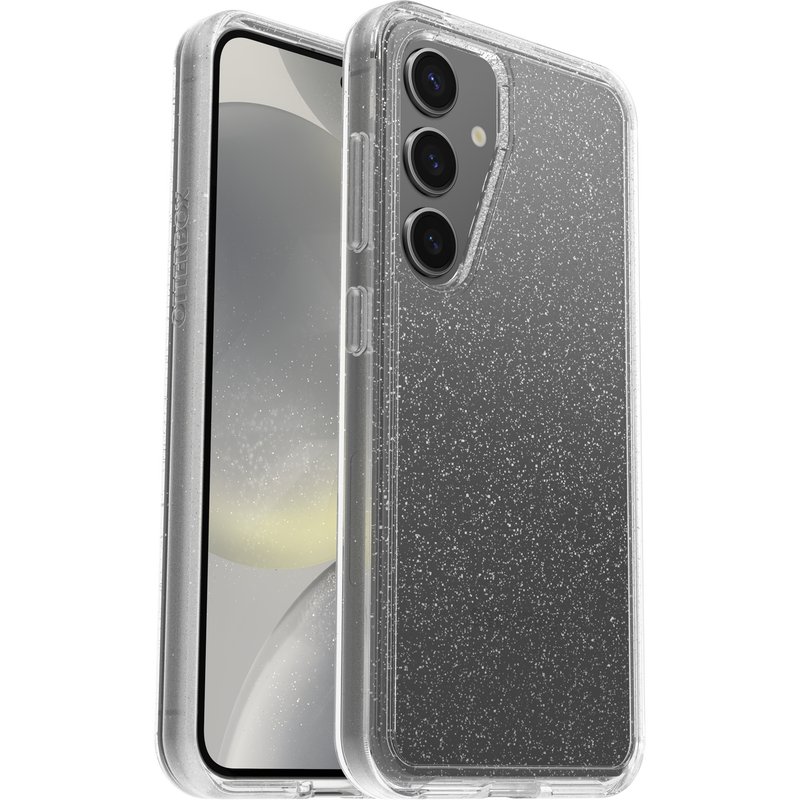 OtterBox Symmetry Clear Samsung Galaxy S24 5G 6.2' Case Stardust Clear Glitter