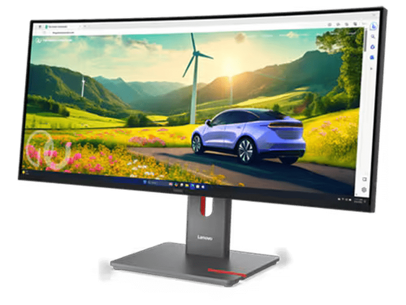 Lenovo ThinkVision P34WD-40 34" 120Hz WQHD Anti-Glare IPS Curved Business Monitor 140W USB-C