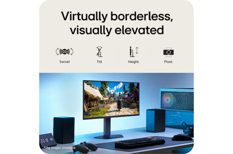 LG UltraGear G5 27" 300Hz FHD Gaming Monitor 27G550B-B