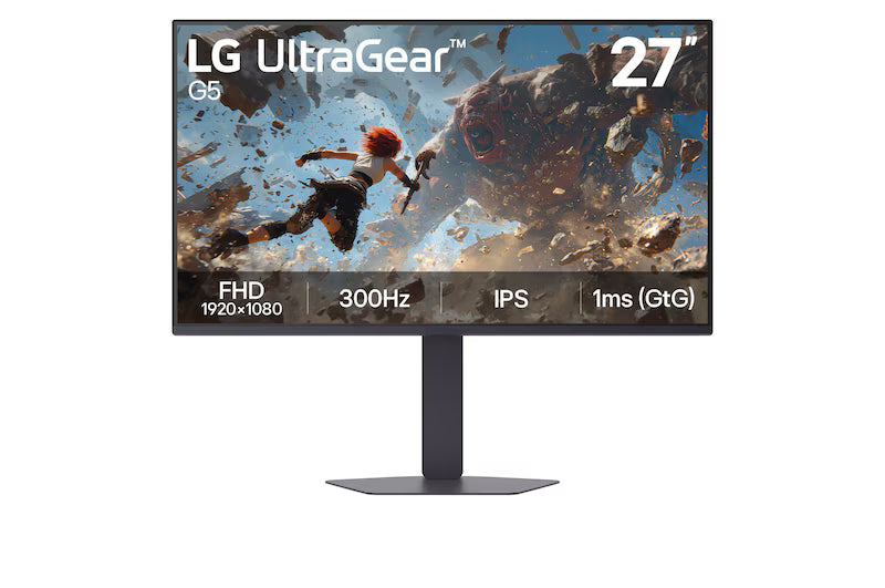 LG UltraGear G5 27" 300Hz FHD Gaming Monitor 27G550B-B