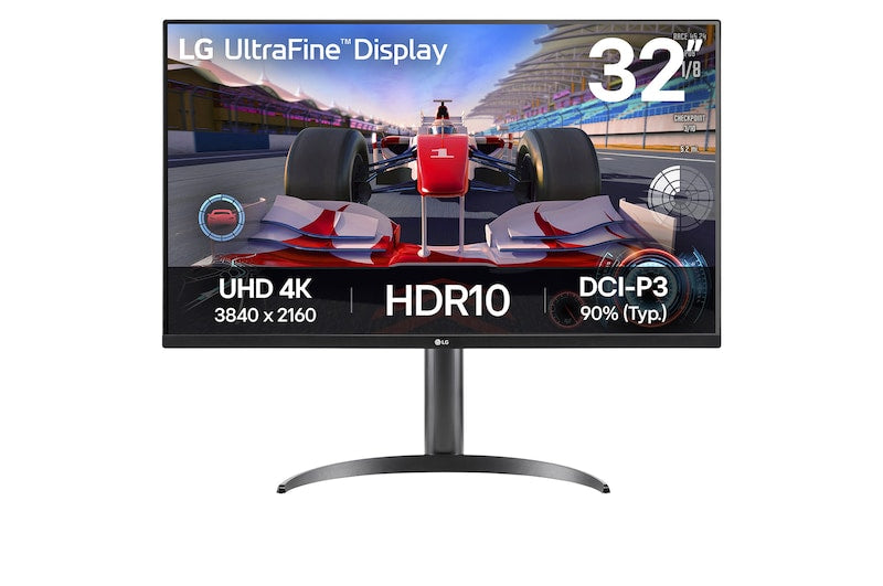 LG 32UR550K-B UltraFine 31.5" UHD VA 60Hz HDR10 Monitor, MaxxAudio® Speakers