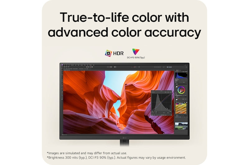 LG 27" 27U710B-B 4K UHD IPS Monitor