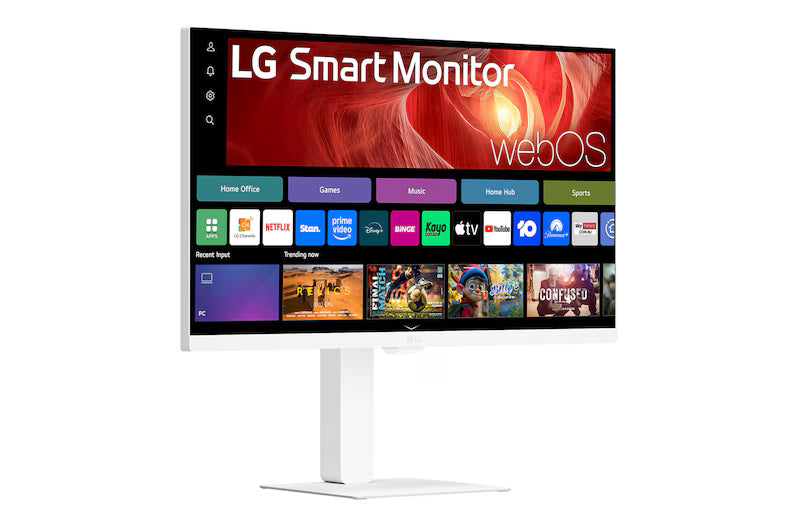 LG 27U730SA-W 27" 4K UHD IPS 60Hz Smart H/ Adjust Monitor with WebOS