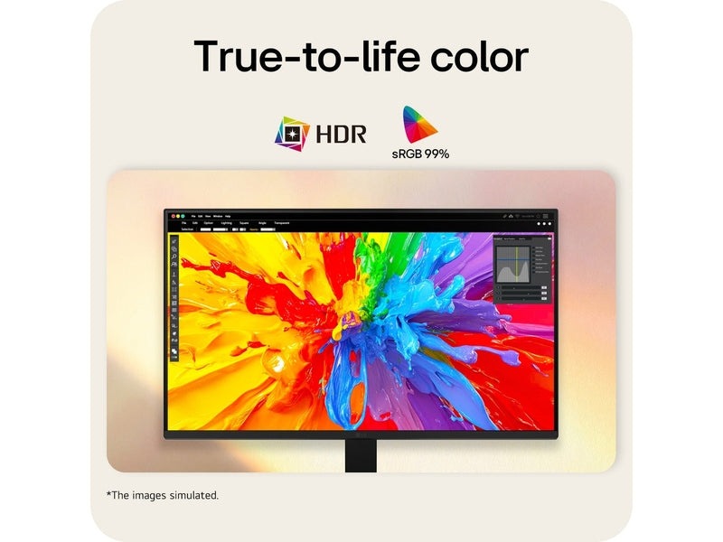 LG 27" 27U411B-B FHD 144Hz Monitor, HDMI, VGA, 100x100 VESA
