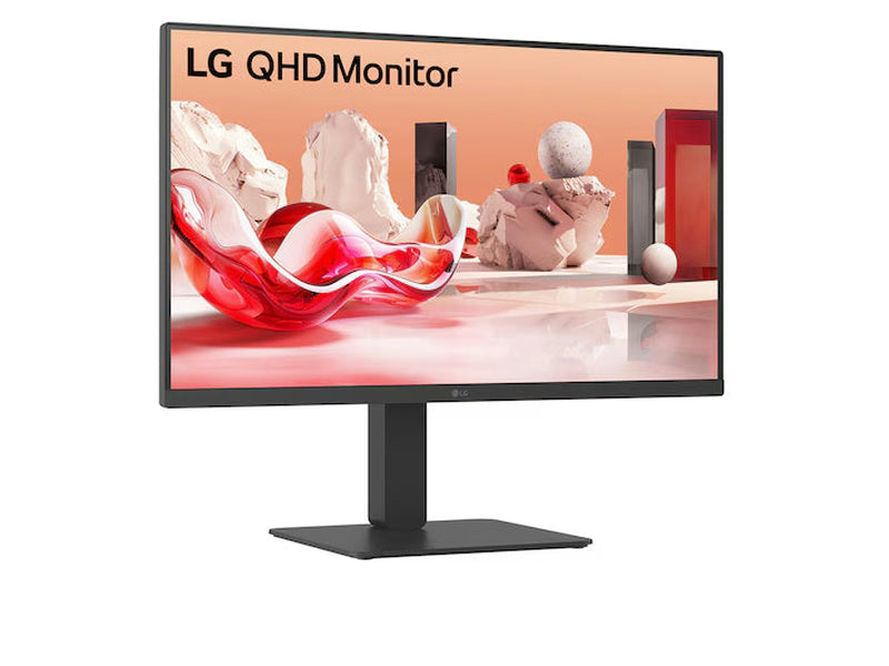 LG 27BA65QB-B 27" QHD IPS 75Hz Monitor with USB-C with Daisy Chain