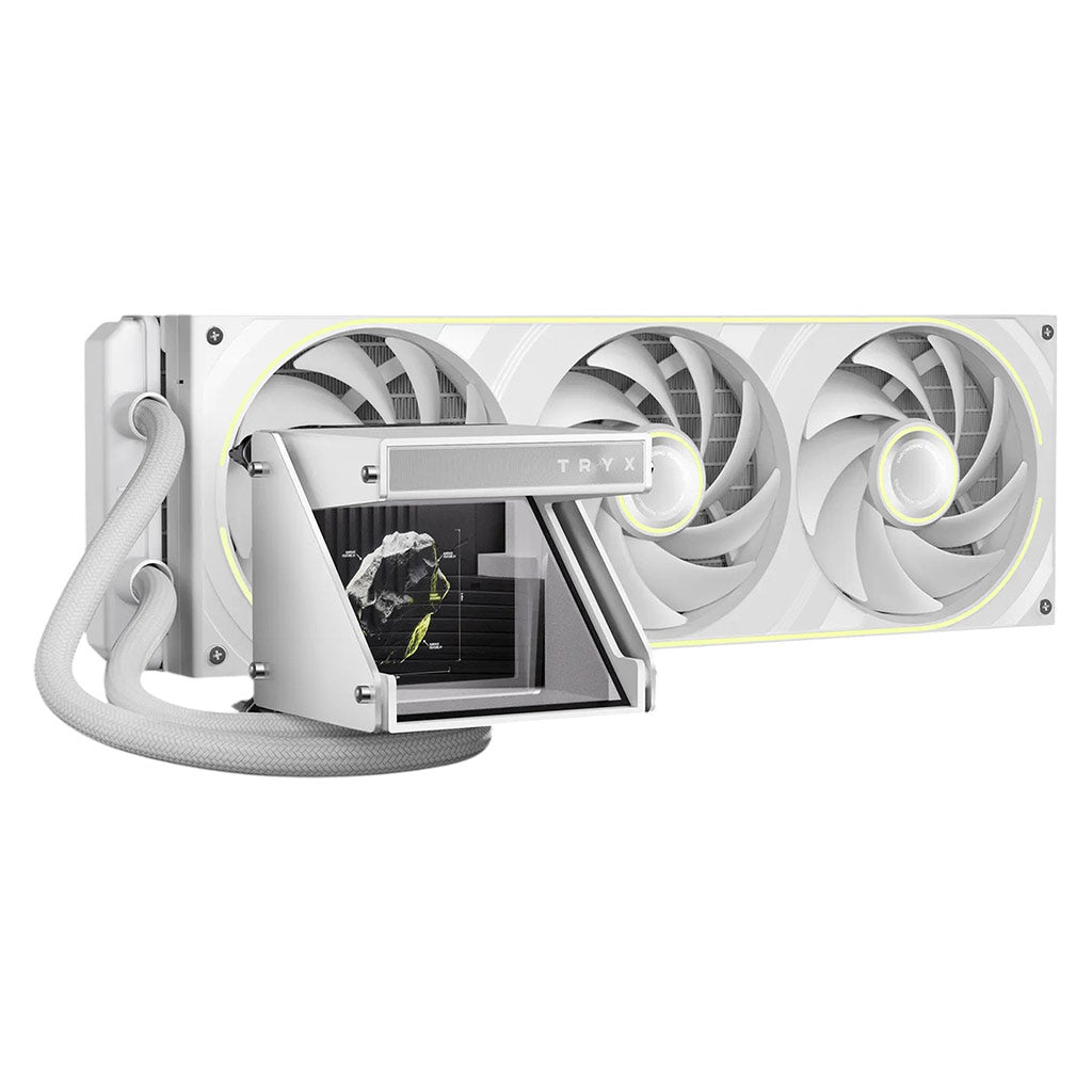 TRYX HOLO ARGB 360mm AIO Liquid Cooler - White