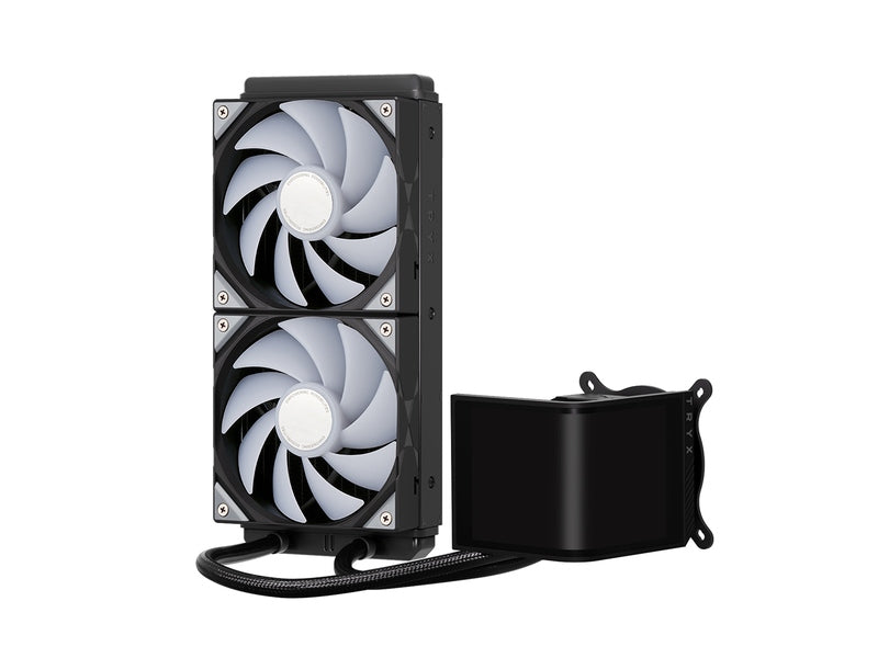 TRYX PANORAMA SE 240mm ARGB AIO Liquid Cooler - Black