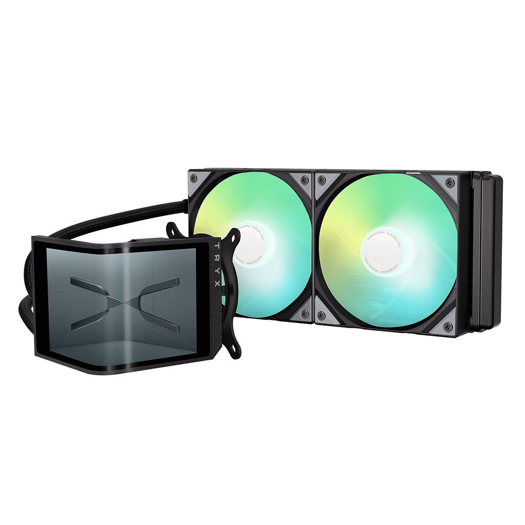 TRYX PANORAMA SE 240mm ARGB AIO Liquid Cooler - Black