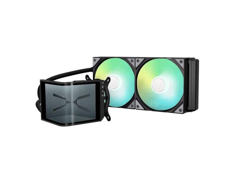 TRYX PANORAMA SE 240mm ARGB AIO Liquid Cooler - Black