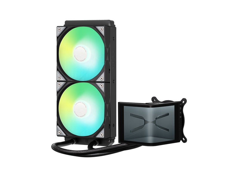 TRYX PANORAMA SE 240mm ARGB AIO Liquid Cooler - Black