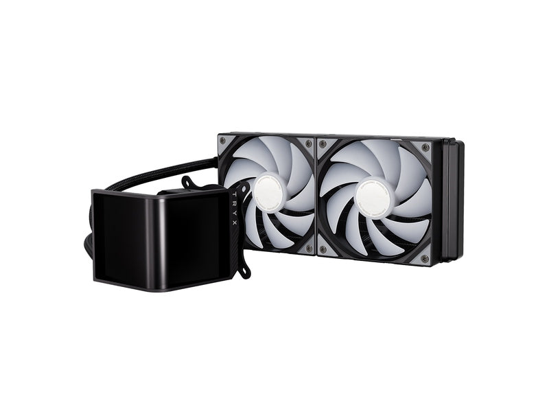 TRYX PANORAMA SE 240mm ARGB AIO Liquid Cooler - Black