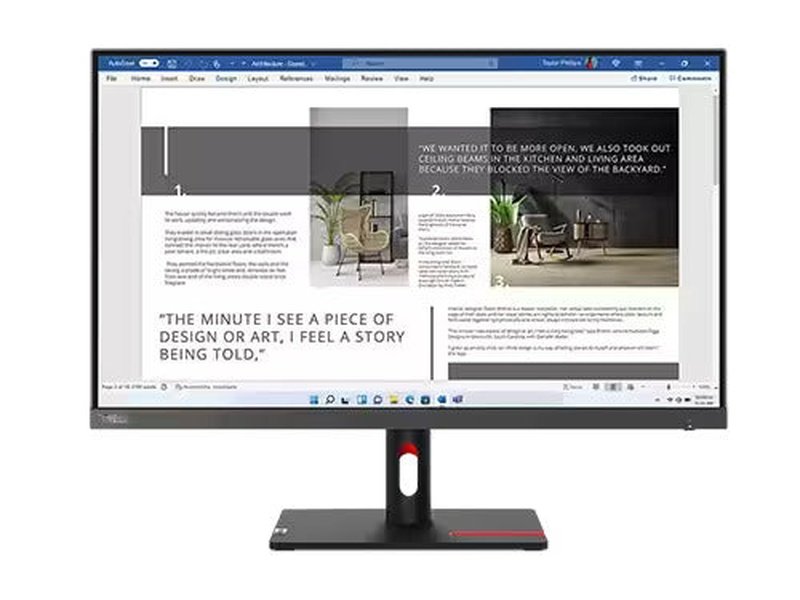 Lenovo ThinkVision S27i-30 27-inch WLED FHD Monitor 3YR