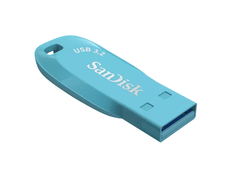 SanDisk 32GB Ultra Shift USB 3.2 Gen 1 Flash Drive, Blue