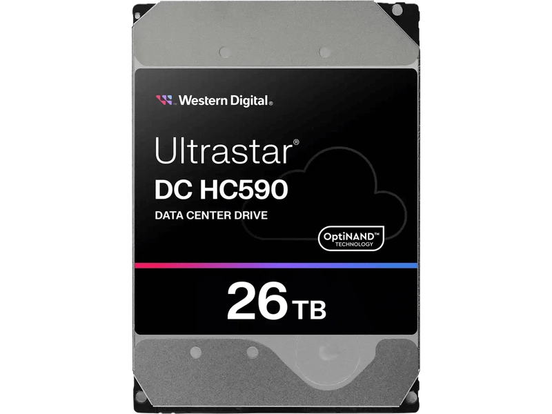 WD Ultrastar DC HC590 Data Center Hard Drive - 26TB 3.5" SATA 512MB 7200RPM WUH722626ALE6L4