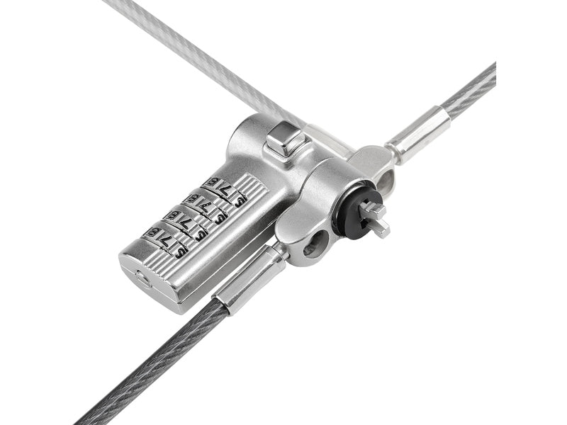 StarTech UNIVCS-LAPTOP-LOCK 2m Universal Laptop Cable Lock for Notebook, Compatible w/Noble Wedge®/Nano/K-Slot