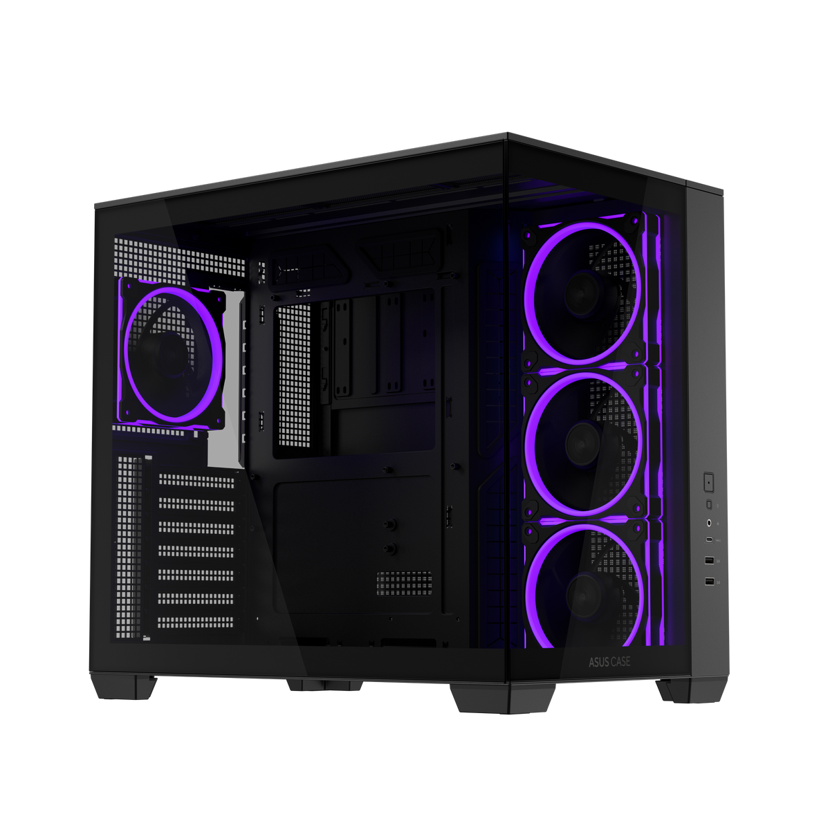 ASUS A32 Plus Tempered Glass ARGB Black ATX PC Case A32 PLUS TG ARGB BLACK